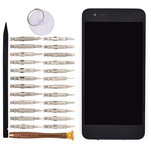 Image of LCD Digitizer Assembly with Front Housing for LG K8 2018 K9(Black)