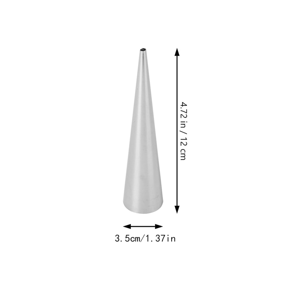 LALADEFIEE 30pcs Stainless Steel Baking Cone Molds for Croissant Dessert Decoration Easy to Use Pastry Tools for Baking Frying Cannoli Creation