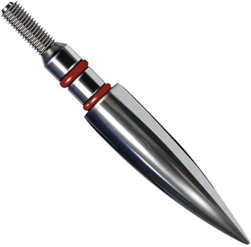 Miniatura 5 de Field Point 100125150200 puntas de campo de grano, flecha de caza puntiaguda, puntos de tiro con arco, flechas roscadas atornilladas (1 docena de 12