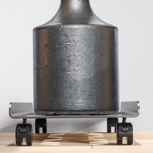 Soporte móvil para torre de computadora ARTIBETTER con ruedas bloqueables y altura ajustable, soporte universal para CPU para oficina en casa y debajo del escritorio miniatura 4