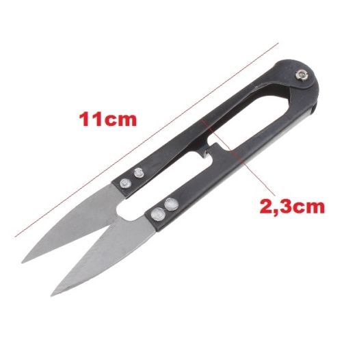 10 stuks roestvrijstalen oogschaar, scherpe set, knipser, sieraadschaar, bladsnijschaar, oogschaar, bonsai-schaar… - Afbeelding 3