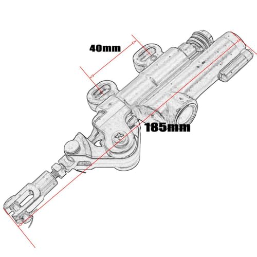 Bomba de freno ATV cilindro maestro universal hidráulico para moto de cross 5