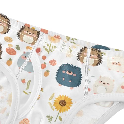 Cute Watercolor Hedgehogs Little Boys Comfort Kids Underwear Cute Children Panties4