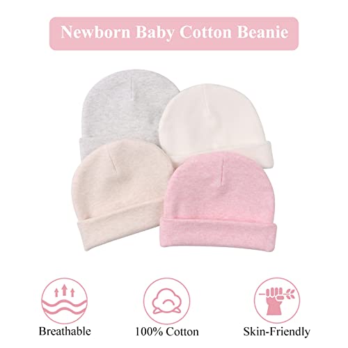 Zsedrut Spring Infant Hospital Beanie Newborn Baby Girls Cotton Turban Hat Tolddler Boy Soft Double-Layer Hat thumb #4