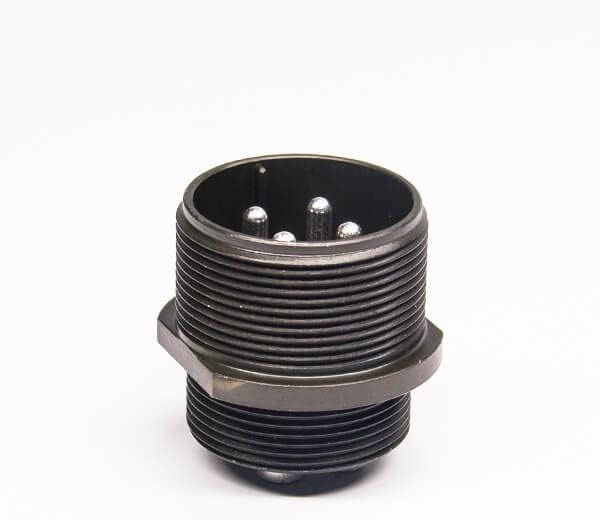 MS3101A22-22P 4 Pin Circular Cable Mount Female Plug and Male Receptacle Solder Contact Connector