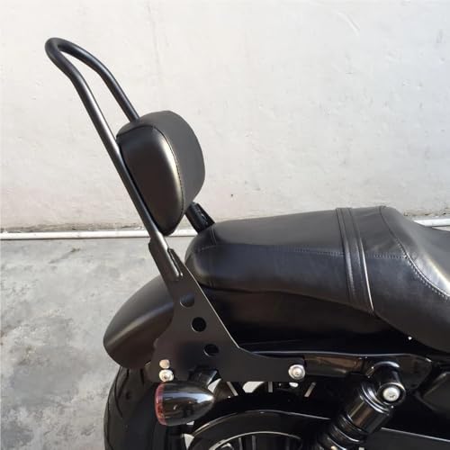 Coussin de Dossier Passager Amovible pour Moto Softail Fat Boy 2007-2017