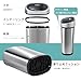 Ninestars DZT-50-9 Oval Trash Can 10.6 gal (50 L) Stainless Steel Auto Open and Close Motion Sensor for Kitchen, Living Room, Office, Hygienic, Space Saving