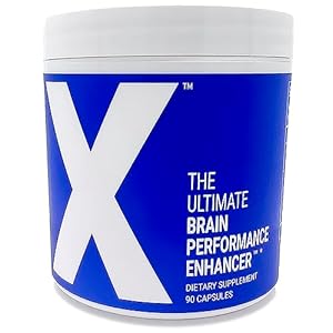 X – The Ultimate Brain Performance Enhancer — World’s Most Powerful Brain Supplement Capsule – Increase Focus, Energy, Memory, Concentration, Productivity – Backed by Science – Nootropic Stack