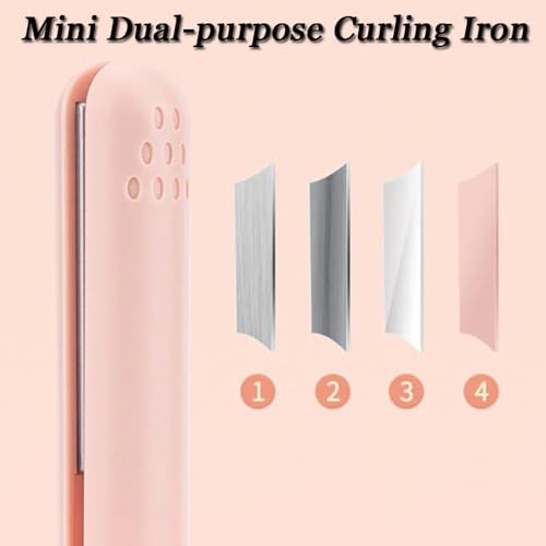Plancha y rizador mini 2 en 1 para cabello corto miniatura 3