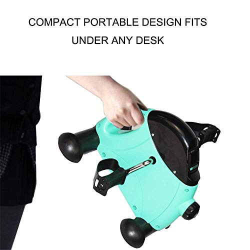 Pedalera eléctrica portátil para ejercicio de piernas y brazos miniatura 5