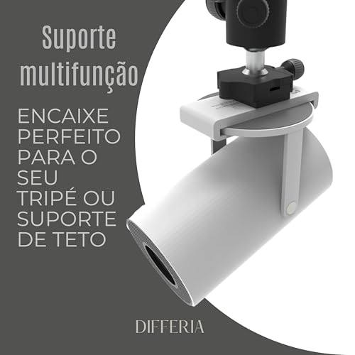 Suporte de Teto, Parede e Tripé Compatível para Projetor Salange MagCubic HY300, Branco