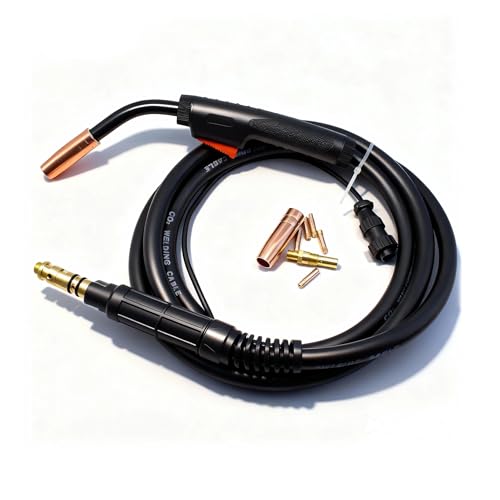 Image of 180A 15ft Mig Gun Replacement Lincoln Magnum 100L K530-6 Fits Lincoln PRO MIG 140 & PRO MIG 180 K2480-1 K2481-1 & SP-140T 180T,Easy-Core 140 180,Weld-Pak 125 125HD 140HD MIG Welding Gun