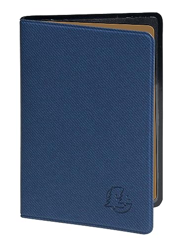 Exacompta - 5105242E - Porte-cartes Denim - 7 x 10 cm - Coloris bleu