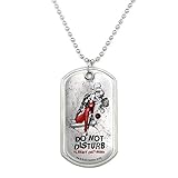 GRAPHICS & MORE Harley Quinn Already Disturbed Military Dog Tag Pendant Necklace with Chain