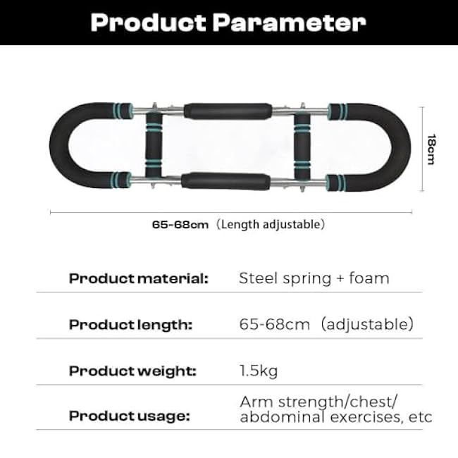 Twister Arm Trainer, 40-100lb Adjustable Chest Workout Equipment, Arm Trainer for Men, Chest Trainer for Men, Shoulder Muscle Training, Portable Spring Resistance Home Fitness Equipment