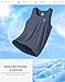G Gradual Men's Workout Tank Tops Sleeveless Muscle Shirts Summer UPF 50+ Quick Dry Shirts for Men Athletic Running Gym(Dusty Blue,L)