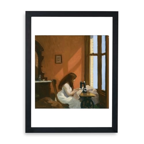 Affiche Edward Hopper Fille à la machine à coudre poster encadré grand format