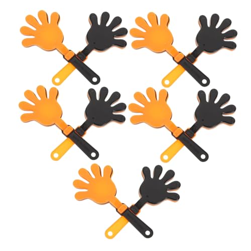 Lurrose 10pcs Reusable Hand Clapper Clapping Hands Noise Making Percussion Festival Party for Sporting Events Clapping