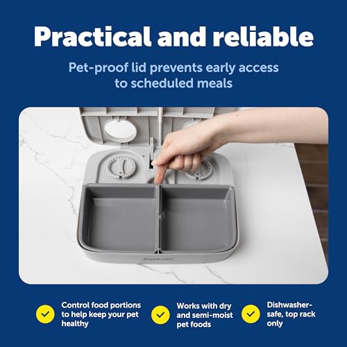 PetSafe Analog 2 Meal Pet Feeder, Dog & Cat, 3 Cup/16 oz, Tamper-Resistant - image 6