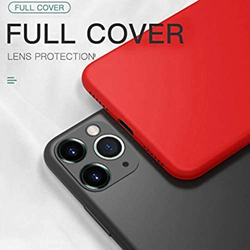 Image of Mobile Back Cover Case for iPhone 11 Pro Max, A2218, A2161, A2220 (Silicone Case|CameraProtection|Black SC1510)