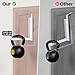 WLCSNG 2 Pack Over The Door Hanger, Folding Over The Door Drying Rack for Laundry, Over The Door Hooks, Door Hanger for Clothing, Over The Door Clothes Hanger,Portable Compact,White