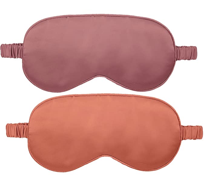 Avirons Sleeping Eye Mask 100% Mulberry Silk Super Smooth Sleep Mask And Blind Fold|Fully Adjustable To All Size Heads|Suitable For All Family Members (Size 8 * 4 Inch) (Pack 2),Assorted (B0C4H9YK5S) Amazon Price History, Amazon Price Tracker