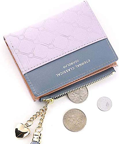 Image of Valentoria Womens Wallet Cute Elegant Long Slim Card Holder Case Minimalist Coin Purse Thin Tassels Zip Clutch Wallets for Girls Ladies | Cute