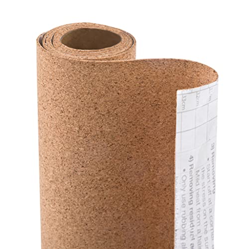 Smart Design Shelf Liner w/ Cork Adhesive -...