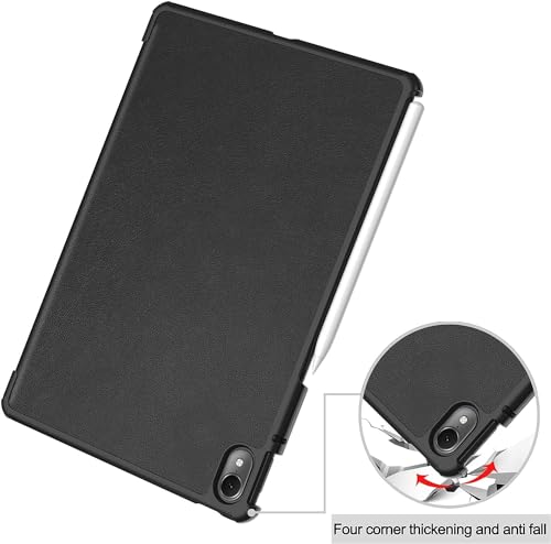 YIMICO Case for Huawei Matepad Air 11.5 inch 2023 Tri-Fold Smart Tablet Case,Hard PC Back Shell Slim Stand Folio Case Cover For Huawei Matepad Air 11.5 inch 2023 (Pen Not Included) (Gray)