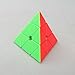 CuberSpeed MoYu Magnetic Pyraminx Stickerless Cube Magnetic Pyramid Color Speed Cube
