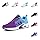 Hitmars Laufschuhe Damen Sportschuhe Turnschuhe Frauen Luftpolster Leicht Straßenlaufschuhe Stoßdämpfend Sneaker Atmungsaktiv rutschfest Fitness Running Outdoor UDI1-Lila EU38