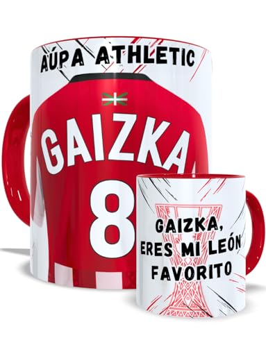 Taza Personalizada Fútbol Athletic Nombre Número Y Dedicatoria...