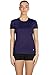 icyzone Workout Running Tshirts for Women - Fitness Athletic Yoga Tops Exercise Gym Shirts (Pack of 3) (L, Royal Blue/Purple/Charcoal)