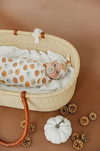Image of Copper Pearl Swaddle Blankets for Newborns | Soft Stretchy Receiving Blankets for Boys and Girls | Large 46 x 46 Inch Baby Blankets | Lightweight and Breathable Swaddles | Karver