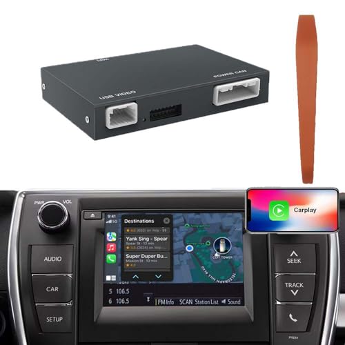 Boîtier CarPlay sans fil Toyota pour connecter votre smartphone en voiture sur RAV4 et Prius