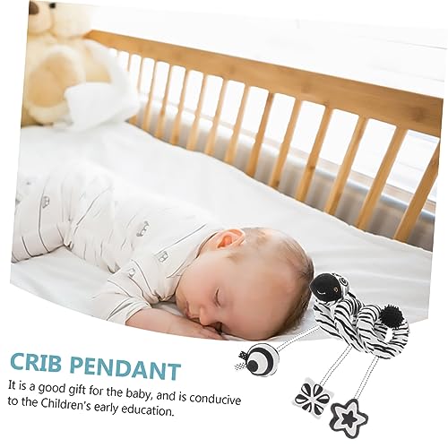 Totority 1 Peça Cama De Animal Preto E Branco Em Torno De Brinquedos Para Recém-Nascidos Brinquedos