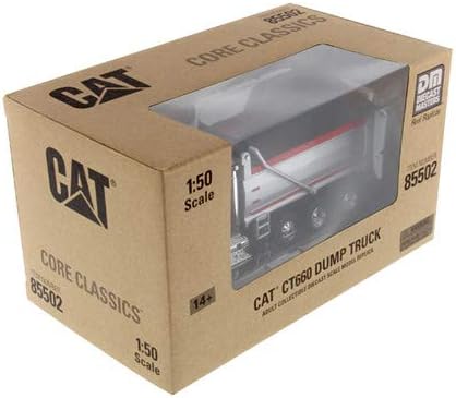 Miniatura 7 de para Caterpillar CT660 Camión Volquete Rojo 1/50 Modelo DIECAST