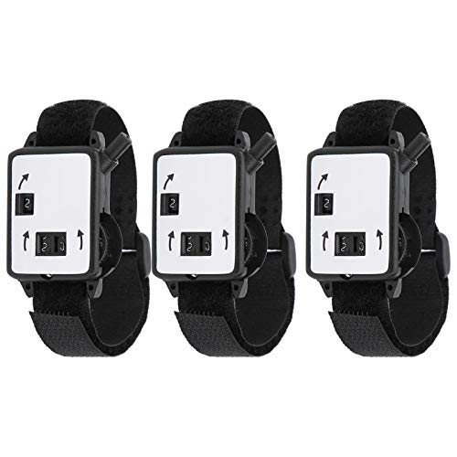 XHIKOWAT 3 PCS Score Counter Watch Stroke Keeper Plastic Accessories for Golfers Scorer,Golf