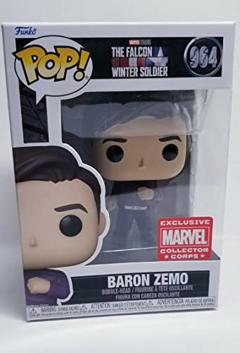 Funko Pop! Marvel Collector Corps Exclusive Baron Zemo #964 W/ Free Acrylic Case