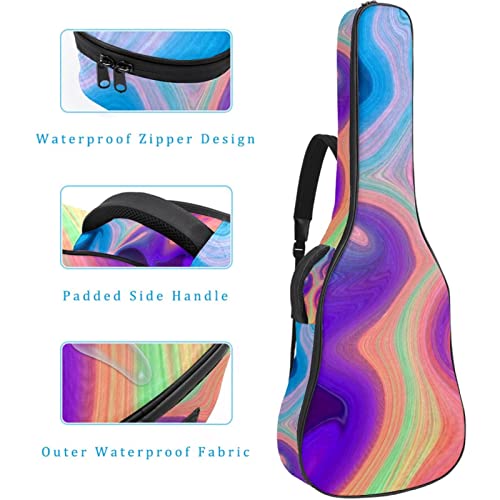 Étui rembourré pour guitare acoustique classique Motif papillon Rose et yeux, Multicolore 10., 42.9×16.9×4.7 in… - Les Beatles, Paul McCartney, John Lennon, RIngo Starr, George Harrison Étui rembourré pour guitare acoustique classique Motif papillon Rose et yeux, Multicolore 10., 42.9x16.9x4.7 in… – Image 5