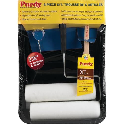 Purdy 9 in. 3/8 in. Woven Roller & Tray Set (6-Piece) - 1 Each