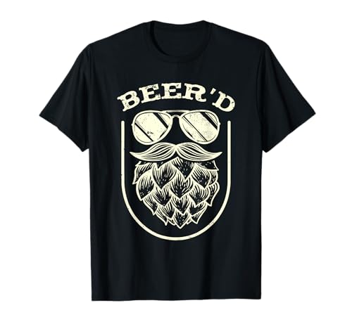 Funny Beer'd | Beard Beer Hops | Craft Beer Drinker T-Shirt