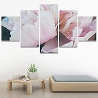 SIGNWIN 5 Panel Canvas Wall Art Flora Snapshot for Home Decorations Ready to Hang - 60
