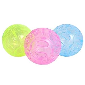 Swiftgood Felle kleuren Huisdieren Spelen Speelgoed Plastic Huisdier Knaagdier Muizen Joggen Bal Speelgoed Hamster…