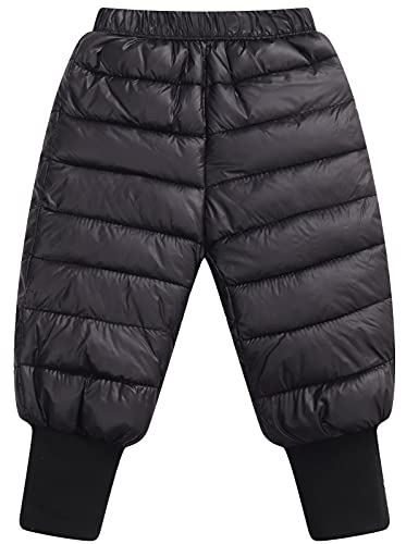 Happy Cherry Baby Kids Winter Snow Pant Puffer Down Lightweight Trousers for Boys Girls