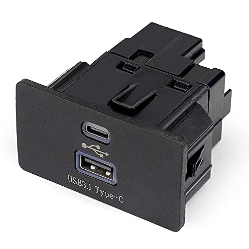 Bestycar USB Media Hub, Dual USB Ports, Compatible with Ford and Lincoln Cars, Easy Installation Guarantee