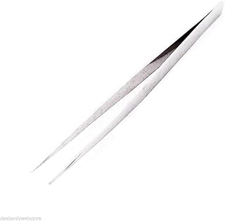 2pk ASR Outdoor Gold Panning Precision Non-Magnetic Stainless Steel Tweezers - 5 inch