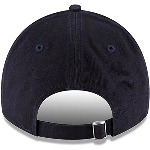 Image of New Era Women's MLB Core Classic 9TWENTY Team Color Home Adjustable Hat Cap One Size Fits All - Detroit Tigers Navy