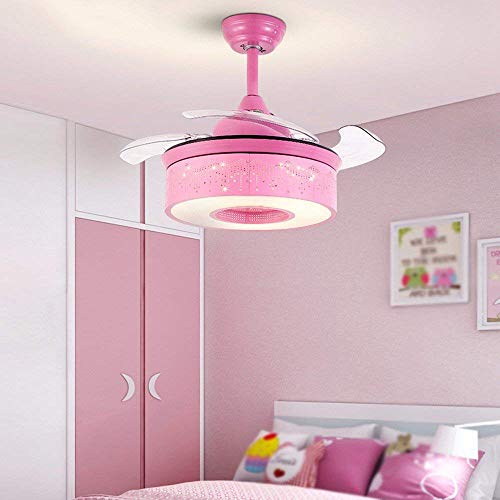 Ventilateur de plafond moderne minimaliste avec éclairage blanc LED 24W haut de gamme - 3