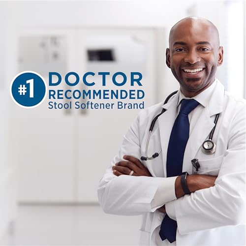 Image of Colace Stool Softener 100 mg, 150 Capsules, Constipation Relief, Docusate Sodium, Gentle Docusate, Stimulant-Free, Regular Strength, #1 Doctor Recommended Stool Softener Brand